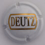 Marque : DEUTZ N° Lambert : 23g  Couleur : blanc et or Description : Deutz dans un cartouche blanc au contour or.   Emplacement :              