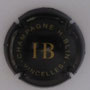 Marque : BLIN Henri N° Lambert : 9 Couleur : Noir et or Description : Initiales HB  Emplacement : 