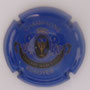 Marque : MERCUZOT Thierry N° Lambert : 1 Couleur : Bleu et noir Description : Coupe dans un ovale - nom de la marque Emplacement : 