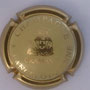 Marque : LANCELOT - PIENNE A N° Lambert : 7 Couleur : Contour or, fond crème  Description : Evêque tenant une coupe de champagne  Emplacement :