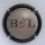 Marque : BRESSION - LOURDEAUX  N° Lambert : 1 Couleur : Argent contour noir Description : Initiales - nom de la marque Emplacement : 