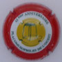 Marque : LALLEMENT N° Lambert : 11 Couleur : Contour rouge Description : 15 ans des Placomusophiles de l’ouest  Emplacement : 