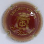 Marque : TRICHET Didier N° Lambert : 12a Couleur : Les Varennes Description : Lettres TD dans un blason couronné  Emplacement : 