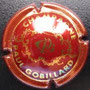 Marque : GOBILLARD Paul N° Lambert : 1 Couleur : Rouge et or striée Description : Initiales dans un cartouche couronné - nom de la marque  Emplacement : 
