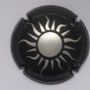 Marque : GENERIQUE  N° Lambert : 881b-3 Couleur : Noir et argent  Description : Série soft 3 - vigne et raisin  Ref perso : 
