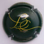 Marque : LONCLAS Bernard N° Lambert : 17d Couleur : Vert et or Description : Initiales LB stylisées - nom de la marque sur le contour  Emplacement : 