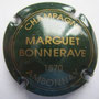 Marque : MARGUET BONNERAVE N° Lambert : 16 Couleur :  Rosé et bordeaux Description : Initiales dans cartouche rectangulaire  Emplacement : 076-04-03