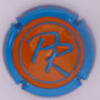 Marque : ROUYER Philippe N° Lambert : 26c Couleur : Contour bleu, centre orange Description : Initiales PR - nom de la marque sur le contour  Emplacement : 