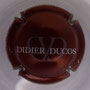 Marque : DUCOS Didier N° Lambert : 7 Couleur : Bordeaux foncé et blanc Description : Initiales et nom de la marque  Ref perso : 