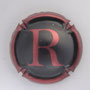 Marque : BAROVILLE N° Lambert : 2b Couleur : Noir et rosé Description : Lettre "R" - nom de la marque sur le pourtour Emplacement : 