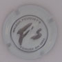 Marque : FOUQUET's N° Lambert : 2 Couleur : Blanc et gris Description : Lettre F et apostrophe  Emplacement : 