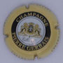 Marque : GERBAIS Pierre N° Lambert : 5 Couleur : Cercle noir avec inscription sur le pourtour - contour jaune Description : Armoiries dans un cercle blanc  Emplacement : 