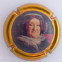 Marque : CLIQUOT (Veuve) N° Lambert : 116b variante 2 Couleur : Or foncé Description : Portrait veuve Clicquot.  Emplacement : 
