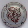 Marque :  FRANCOIS Didier N° Lambert : 5 Couleur : fond argent Description : Initiales DF sur une feuille de vigne Emplacement : 