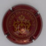 Marque : CLEMENT Charles  N° Lambert : 1 Couleur : Bordeaux et or Description : Initiales et Nom de la marque  Emplacement : 