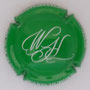 Marque : WARIS Hubert N° Lambert : 9g Couleur : Vert et blanc Description : Initiales WH Emplacement : 