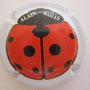 Marque : BAILLY Alain N° Lambert : 42Couleur : Polychrome, contour blanc Description : Coccinelle  - 9 points Emplacement : 