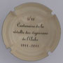 Marque : SONNET Jacques N° Lambert : 5 verso Couleur : Crème et noir Description : Centenaire de la révolte des vignerons de l'Aube - 1911 - 2011  Emplacement : 