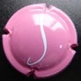 Marque : JANISSON & fils N° Lambert : 15 Couleur :  Rose, écriture blanche Description : J stylisé  Emplacement : 