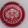 Marque : GARDET  N° Lambert : 6 Couleur : Rouge et blanc Description : Armoiries  Emplacement : 
