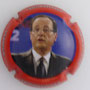 Marque : DONDELINGER - BROUCKAERT  N° Lambert : 3.3 Couleur : Contour rouge Description : Président Hollande  Emplacement : 