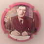 Marque : MARTIN Alain N° Lambert : 9d Couleur : Contour rose,  Description : Général De Gaulle - nom de la marque  Emplacement : 