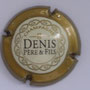 Marque : DENIS père & fils N° Lambert : 1 Couleur : Crème et marron clair Description : Nom de la marque  Emplacement : 