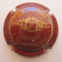 Marque :  MARQUETTE J N° Lambert : 1 Couleur :  Bordeaux et or Description : Initiales JM dans un cercle   Emplacement : 074-05-01