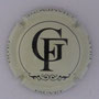 Marque : GLOD - FAUVET Eric N° Lambert : 6d Couleur : Crème et noir Description : Initiales  et nom de la marque  Emplacement : 