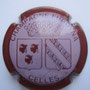 Marque : FURDYNA N° Lambert : 3 Couleur : Rose pâle, contour  Bordeaux foncé Description : Blasons Corse et Champagne, surmontés d'une couronne  Emplacement : 050-07-05