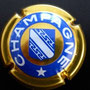 Marque : GENERIQUE  N° Lambert : 447 Couleur : Or et bleu, grandes lettres Description : Ecusson de la Champagne  Ref perso : 904-01-01