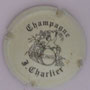 Marque : CHARLIER J. N° Lambert : 16a Couleur : Crème et noir Description : Charlier inscrit dans un tonneau supportant un angelot  Emplacement : 024-03-03