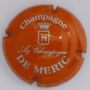 Marque : MERIC (de)  N° Lambert : 2 Couleur : Orange Description : Biche ? dans blason couronné et nom de la marque Emplacement : 