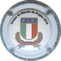 Marque : MONT HAUBAN (du)   N° Lambert : 20j Couleur : Fond blanc - L'Italie "Les Lauriers" Description : Coupe du monde de rugby 2015 - Nom de la marque Emplacement : 