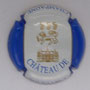 Marque : BOURSAULT (château de) N° Lambert : 26 Couleur : Bleu, blanc  et Or Description : Château et nom de la marque Emplacement : 