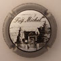 Marque : FAY Michel N° Lambert : 3 Couleur : Noir et blanc, contour gris Description : Village - nom de la marque   Emplacement : 