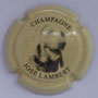 Marque : LAMBERT José N° Lambert : NR2 Couleur : Crème foncé et noir  Description : Chien   Emplacement : 