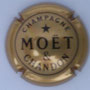 Marque : MOET & CHANDON N° Lambert : 227a Couleur : Or foncé.  Champagne Description : Champagne, étoile et inscription  MOËT & CHANDON dans un cercle    Emplacement : 