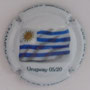 Marque : CHEMIN Roger N° Lambert : 3d Couleur : Fond blanc Description : Drapeau Uruguay  Emplacement : 