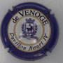 Marque : VENOGE (de) N° Lambert : 69a Couleur : Blanc , contour bleu Description : Pavillon Henri IV - Nom de la marque Emplacement : 