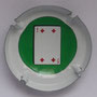 Marque : GENERIQUE  N° Lambert : 824b Couleur : Polychrome Description : Jeton de 50 - 4 de carreau  Emplacement : 