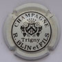 Marque : BLIN R & fils N° Lambert : 2 Couleur : Blanc et noir Description : Blason couronné et nom de la marque Emplacement : 