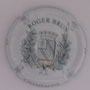 Marque : BRUN Roger N° Lambert : 26 Couleur : Blanc et vert foncé Description : Blason surmonté d'une couronne - nom de la marque  Emplacement : 
