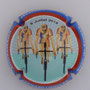 Marque : LONCLAS Bernard N° Lambert : NR Couleur : Polychrome, contour bleu Description : TDF 9 juillet 2019 - Nom de la marque Emplacement :