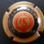Marque :  STAEL (de) N° Lambert : 1 Couleur :  Contour Or et bronze Description : Initiales DS dans un  cercle - nom de la marque Emplacement : 