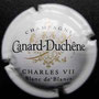 Marque : CANARD - DUCHENE N° Lambert : 76 Couleur : Blanc Description : Cuvée Charles VII Blanc de blancs. Armoiries, petit sabre  Emplacement : 