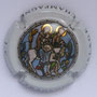 Marque : FRANCOIS - DELAGE N° Lambert : 10 Couleur : Auréole or foncé Description : Vierge Marie et Joseph  - La fuite en Egypte ? Emplacement : 