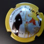 Marque : CASTELLANE (de) N∞ Lambert : MAXIM'S 2 Couleur : "Série MAXIM'S - polychromecontour jaune "†† Description : Maitre d'hôtel et couple au restaurant.  Emplacement : 