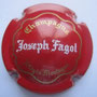 Marque : FAGOT Joseph N° Lambert : 10 Couleur : Rouge, or et blanc Description : Nom du producteur dans cartouche stylisé  Emplacement : 050-01-02