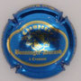 Marque : BONNINGRE - DURAND N° Lambert : 31a Couleur : Bleu vif métallisé et or Description : Inscription "Champagne Bonningre-Durand Cramant" dans un cartouche fantaisie Emplacement :